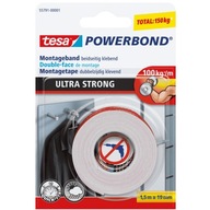 TESA 55791 obojstranná páska SUPER STRONG 1,5m/19mm