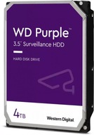 WD PURPLE DRIVE 4TB 3,5'' 5400RPM 64MB SATA vyrovnávacia pamäť