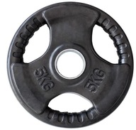 HMS Olympic Plate Pogumované závažie na činku Barbell 5 kg