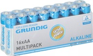 Alkalické batérie AA LR6 R6 sada GRUNDIG x16