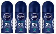 Nivea Men Fresh Ocean roll-on antiperspirant pre mužov 4x50ml