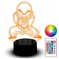 LED NOČNÁ LAMPA DRAKA GUĽA KURIRIN NARUTO SON GOKU ANIME SAUKE POSTAVKA