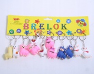 LAMA KEYRING darčeková súprava kľúčenky z alpaky 12ks