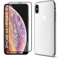 PREMIUM TENKÉ POUZDRO PRE IPHONE X XS + PLNÉ GLUE SKLO