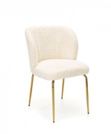 Čalúnená stolička baránok K474 krémová, zlatá