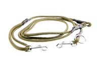 NASTAVITEĽNÝ LANYARD 4WILD 3m-10 mm - Khaki-Płok