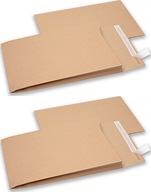 Rozšíriteľné papierové hnedé obálky C4 250 ks