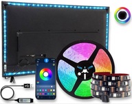 5050 RGB LED pásik 5m TV USB Bluetooth aplikácia