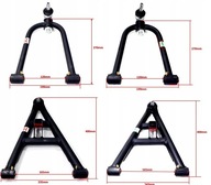 4x kyvné rameno PREDNÁ UP DOWN štvorkolka Bashan 200/250cc