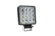 LED PRACOVNÁ LAMPA SQUARE 2200LM 16X3W