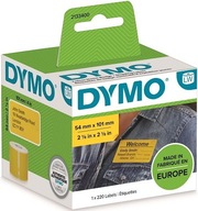 Dymo 2133400 Štítok 54x101mm žltý (220ks)