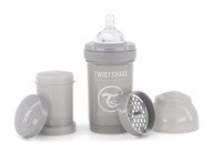 Fľaša Twistshake Anti-Colic šedá 180ml 0+