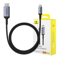 BASEUS Adaptérový kábel USB-C na DisplayPort 1,5 m 8K 60Hz FULL HD HDR