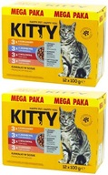 Kitty Wet Lamb Karma Hovädzie hovädzie losos v omáčke 24x100g