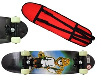 SKATEBOARD 60cm S POTAHOM, 9-VRSTVOVÝ, VZOR JAVORA