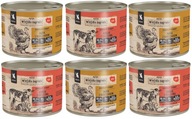 6x200G Village Farm Wet Food pre mačiatko zmes príchutí