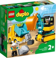 Nákladné a pásové rýpadlo Lego Duplo 10931