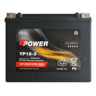 BPower Excellent AGM YP18-3 12V 20Ah 360A YTX24HL