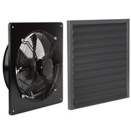 Priemyselný odťahový ventilátor 250mm + mriežka