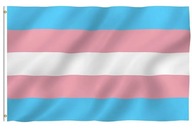 Vlajka LGBT TRANS TRANSEXUAL PRIDE VEĽKÁ 150X90