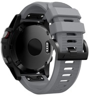 ŠEDÝ silikónový remienok Garmin FENIX 6X PRO Quick