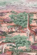 Obrus ​​obrus ANIMALS AFRICA 140x230