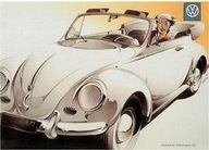 Chladnička MAGNET 6x8 VW GARBUS Beetle CABRIO