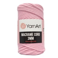 YarnArt Macrame Cord 3mm - 762 - svetloružová