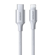 UZELENÝ KÁBEL BLESKOVÝ KÁBEL DO USB-C 1M BRAID