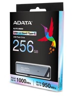 Flash disk ADATA Elite UE800 256 GB USB3.2-C Gen2