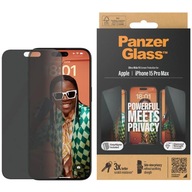 Ochranné sklo PanzerGlass pre iPhone 15 Pro Max, tvrdené sklo