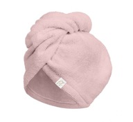 Baby Steps Turban osuška Sepia Rose Pink