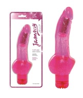 JAMMY JELLY FLARY GLITTROVÝ GÉLOVÝ VIBRATOR 22 CM