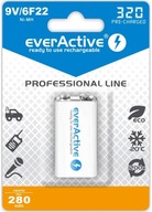 1X everActive Ni-MH batéria 9V/6F22 320 mAh