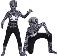 OUTFIT SPIDERMAN ČIERNA KOSTÝM 104/110