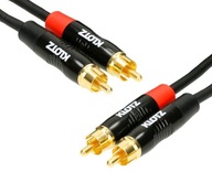 KÁBEL 2X RCA - 2X RCA 0,9 m STEREO AUDIO KLOTZ