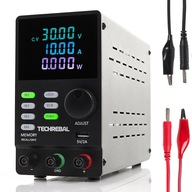 PRESNÝ LABORATÓRNY NAPÁJACÍ ZDROJ TECHREBAL SPPS-3010D 30V 10A USB PAMÄŤ