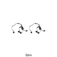 2x One Piece OBD2 3 To From To Connector Cable