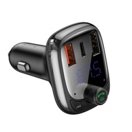 Baseus Bluetooth FM vysielač/USB Mp3 nabíjačka