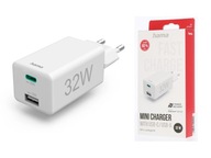 Hama MINI 32W USB-C a USB-A rýchla nabíjačka