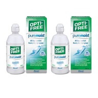 2 x OPTI FREE PUREMOIST LENS LIQUID 300 ML