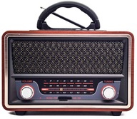 Rádio v retro štýle, bluetooth reproduktor, USB, AUX, SD, FM, AM, SW