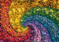 PUZZLE 1000 el COLOR BOOM WHIRL FLOWERS COLORBOOM