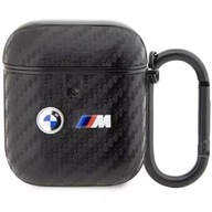 BMW BMA2WMPUCA2 puzdro pre AirPods 1/2 kryt black/black Carbon Double Metal