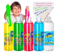 SLIME SET 4x farebné PVA LEPIDLO + AKTIVÁTOR