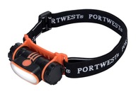 PORTWEST USB LED čelovka [PA70] čierna