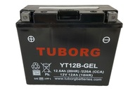 Tuborg YTX12-GEL AGM batéria 10Ah 200A náhrada za YUASA VARTA EXIDE