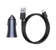 Baseus USB nabíjačka do auta USB-C + 1m kábel