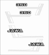 Sada nálepiek Jawa 350