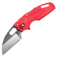 Cold Steel Tuff Lite Red EDC zatvárací nôž Sheepfoot AUS8A s klipom